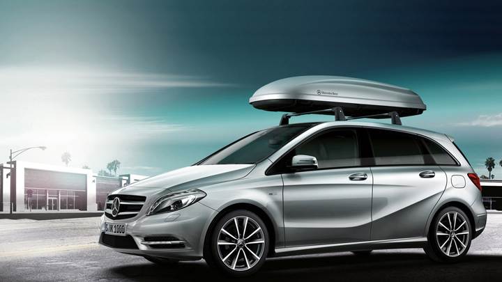 2012 Mercedes-Benz B-Class Accessories Side Pose In Silver